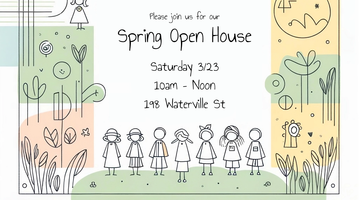 Read more about the article Spring Open House on Saturday, March 23